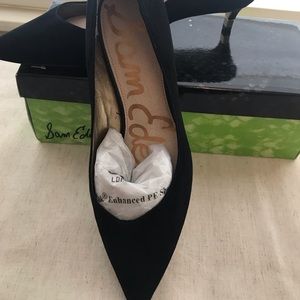 Sam Edelman black suede pumps. NWT. Sz 8.5